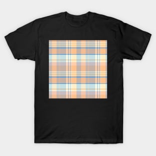 Spring Aesthetic Iona 1 Hand Drawn Textured Plaid Pattern T-Shirt